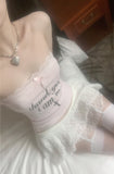 Thankstoo Lace Tube Top