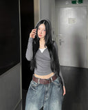 Swan Hood Wrap T-shirt