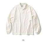 New Wave Double Cotton Collar Long Sleeve T-Shirt
