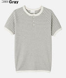 St Rib Henley Neck Knit