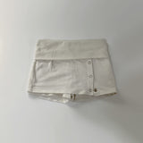 Shunia Banding Button Pants Skirt