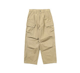 WIDE COTTON CARGO PANTS