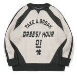 Racing Collar Pullover Knit