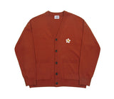 [UNISEX] Flower Dot Embroidery Knit Cardigan