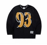 93 V-Neck Mesh Jersey Long Sleeve