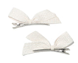 TWEED RIBBON HAIR PIN