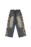 Keren Damage Camo Denim