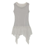 Layered Lace Frill Sleeveless