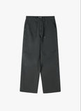 PIN-TUCK WASHED COTTON PANTS