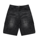 BERMUDA CARGO DENIM SHORT