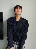 Cable long sleeve knit