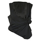 Asymmetrical Layered Sleeveless