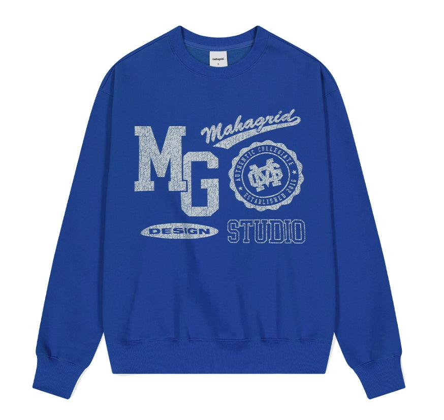mahagrid(マハグリッド) - バーシティーロゴスウェットシャツ 