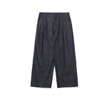 DENIM PINTUCK SLACKS