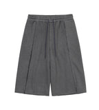 One Tuck Jersey Bermuda Shorts