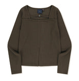 SQUARE NECK RIBBED TOP