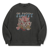 Fluffy Bear Pigment Sweatshirt