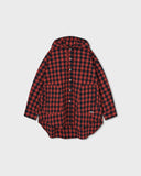 [AG] Huge Check Hoodie Shirt