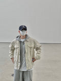 Compact trucker jacket