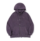 [2-WAY] Sleeve Star Pigment Hood Zip-Up