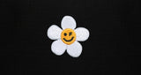 Sleeve Small Flower Smile Embroidery Short Padding