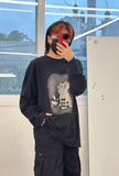 Fears My Cat Printed T-Shirt