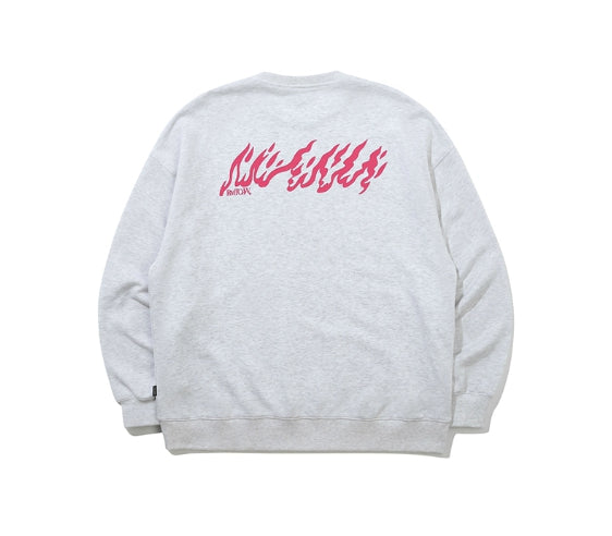 さらに100円引き◆ROMANTIC CROWN◆BLAZE LOGO CREWNECK ROMANTIC CROWN (ロマンティック クラウン) - ブレイズロゴ