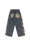 Keren Damage Camo Denim