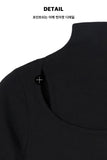 PRTN)Porterna brushed layered turtleneck t-shirt