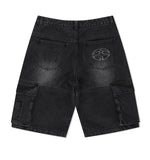 BERMUDA CARGO DENIM SHORT