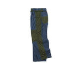 QUILTED DENIM PANTS