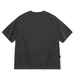 Ribbon Denim Pigment Crop TEE
