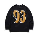 93 V-Neck Mesh Jersey Long Sleeve