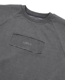 Raw Edge Batwing Sweatshirt