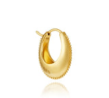 Champagne Moon 14K Goutte Oval Earrings S