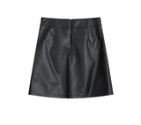 Fox leather round skirt