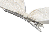 TWEED RIBBON HAIR PIN