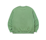 STITCH SLOGAN FLOWER CREWNECK