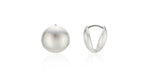 H Edition (M) Matte Castanets Round Earrings