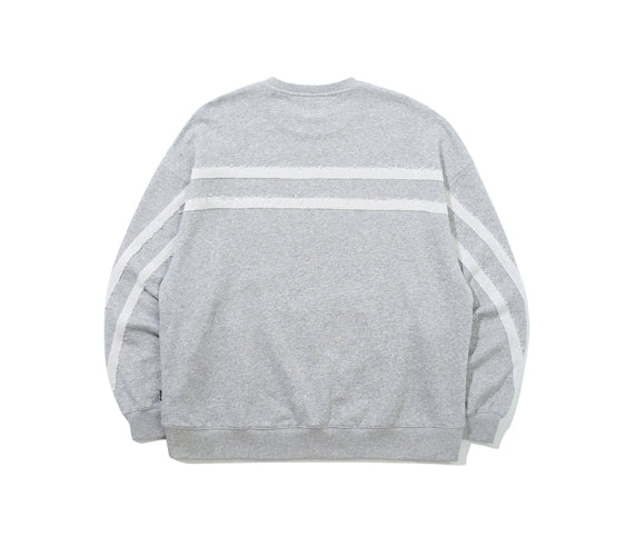 ROMANTIC CROWN★Unisex★ REVERSE LINE POCKET CREWNECK_2色♪ ROMANTIC CROWN (ロマンティック クラウン) - リバースライン