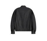 Overfit washed heritage jacket