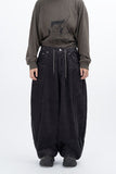 Nidor Corduroy Fold Balloon Pants