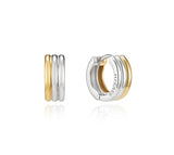 Noailles Silver (C) Triple Round Earrings