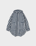 [AG] Huge Check Hoodie Shirt