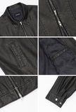 Overfit curved blouson jacket