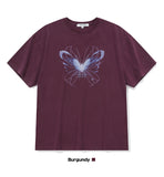 AubeA X-ray Butterfly Pigment T-shirt