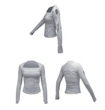Shoulder Wrap Long Sleeve
