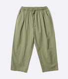 Core wide washed linen pants