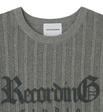 Recording Studio Openwork Knit