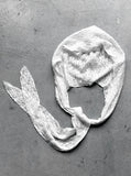 Glitter Lace Hood Coif